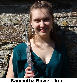 Samantha Rowe and Flute